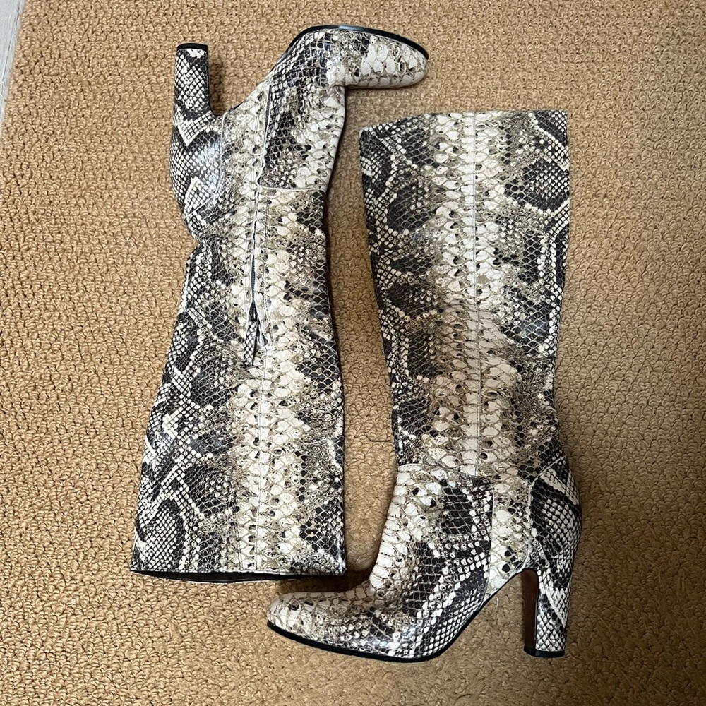 Sam Edelman Snakeskin Boots